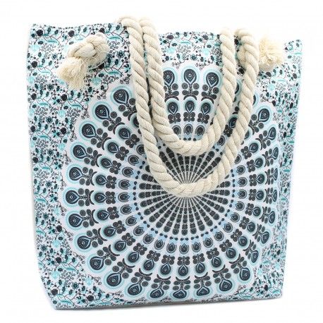 BOLSO MANDALA AZUL CIELO