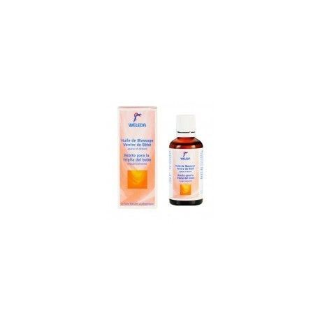 Aceite de masaje para la tripita del bebé