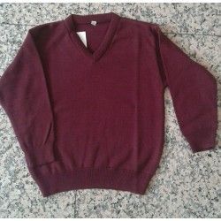 JERSEY DE PICO GRANATE