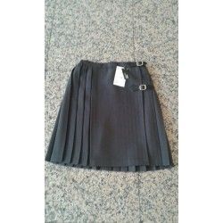 FALDA PLISADA GRIS 100% POLIESTER